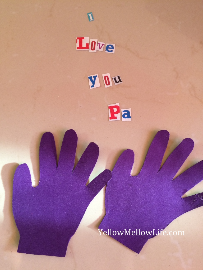 Valentine craft for kids – A long distance hug – a beautiful